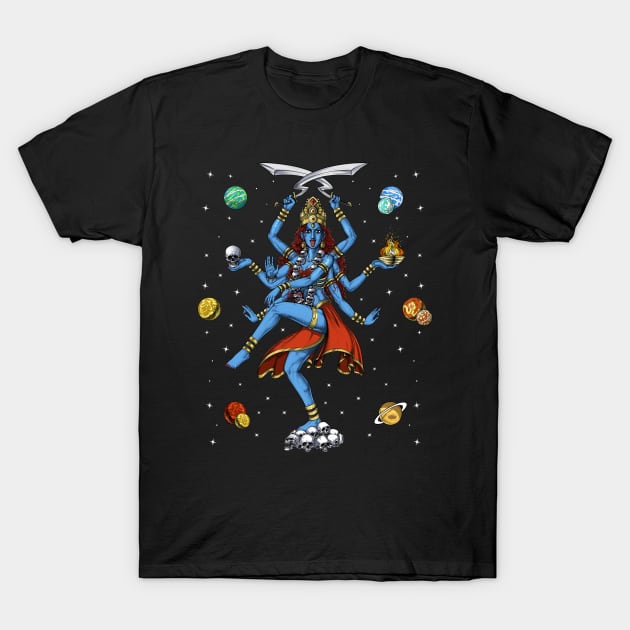 Kali Hindu Goddess T-Shirt by underheaven